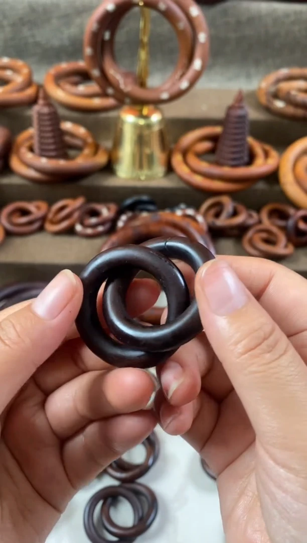 木枣木玉化2.5乾坤圈六七星瑕疵一物一拍