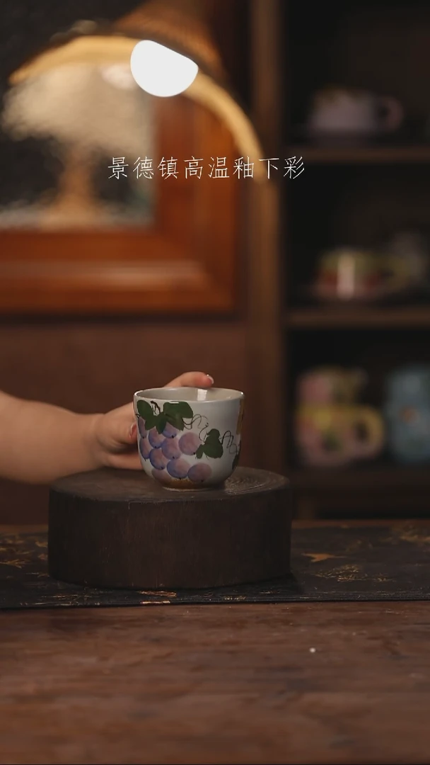陶瓷景德镇高温釉下手绘陶瓷441
