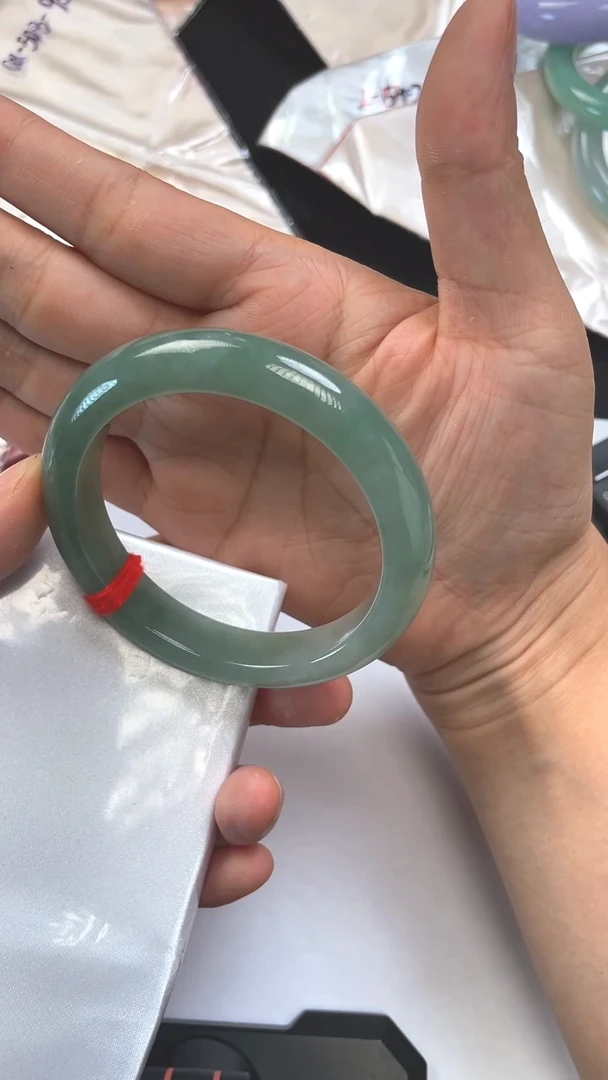 翡翠手镯未镶嵌56.7#正圈/平/3