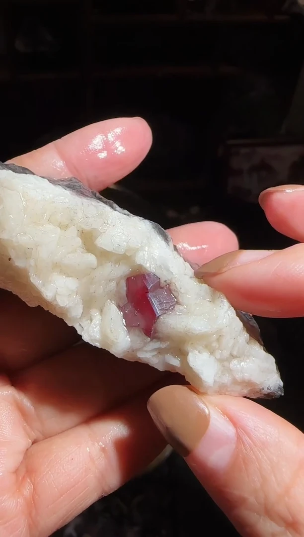 天然辰砂朱砂毛料58