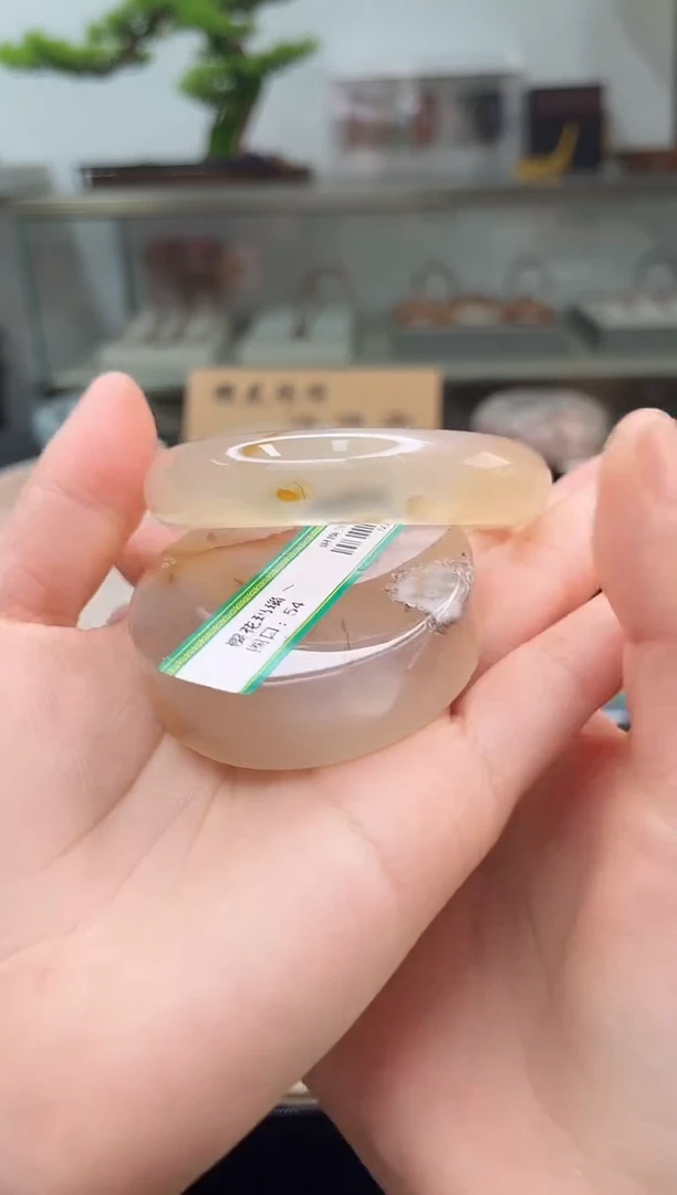 未镶嵌手镯石英质玉54圈口（赠品镯心）36648613