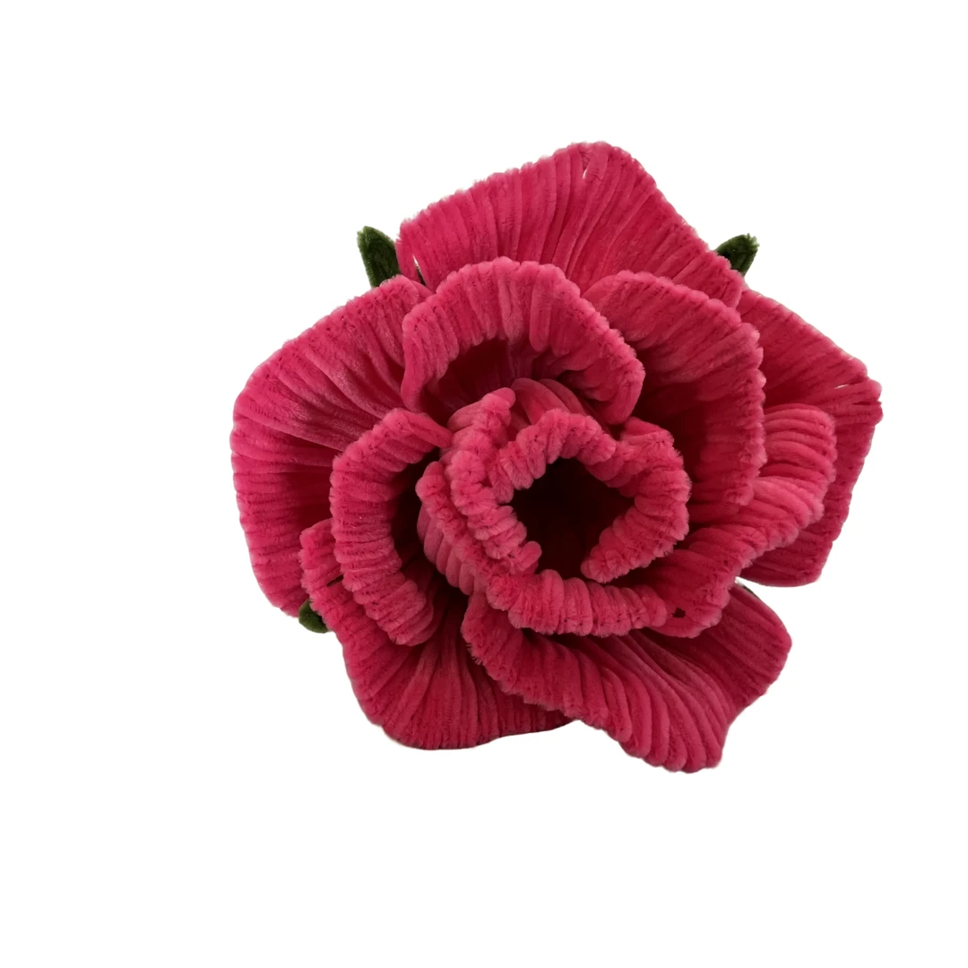 超大玫瑰花扭扭棒手工情人节礼物