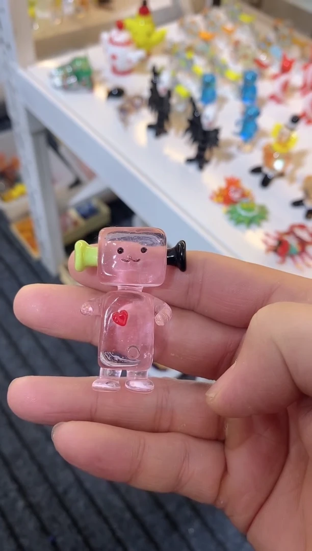 琉璃手工艺品大机器人