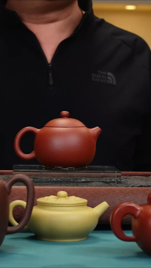 茶壶紫砂路**回西施 紫泥 倪文超制