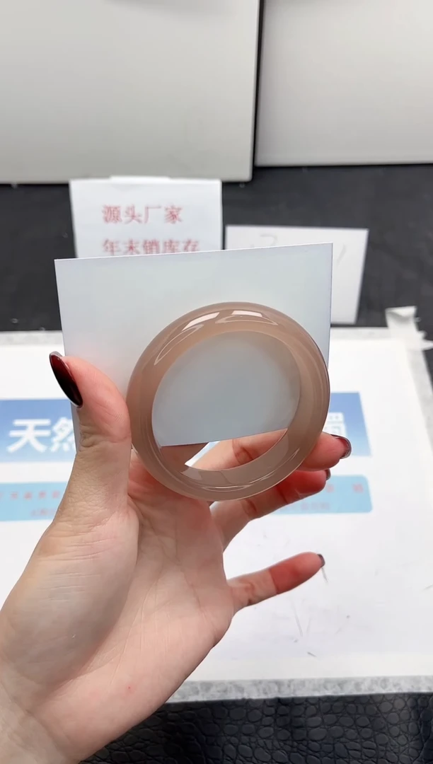 【闪购商品】石英质玉手镯未镶嵌Q5-54.2