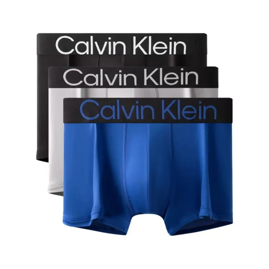 换链接 CK内衣男士三条装醒目提花平角内裤NP2607O