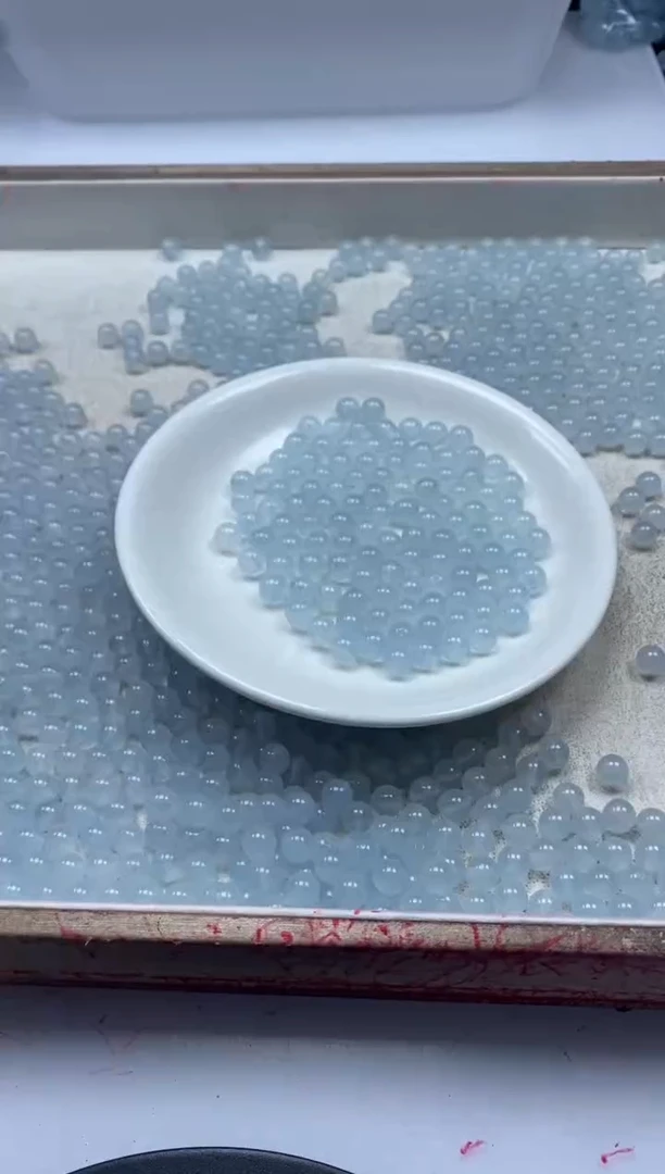 【闪购商品】玛瑙/玉髓颈饰未镶嵌w792冰川蓝海蓝宝6mm*50