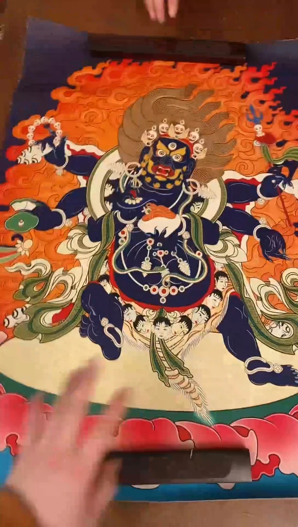 装裱画精美唐卡tk16311