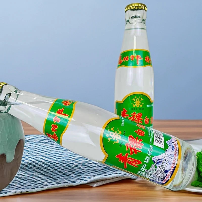 藏极云南香格里拉藏极青稞酒250ml×12瓶清香型中度酒白酒酒48度