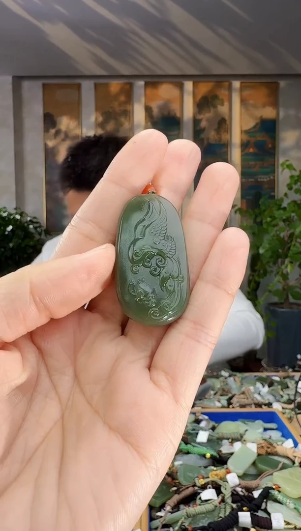 未镶嵌和田玉挂件拍一发一
