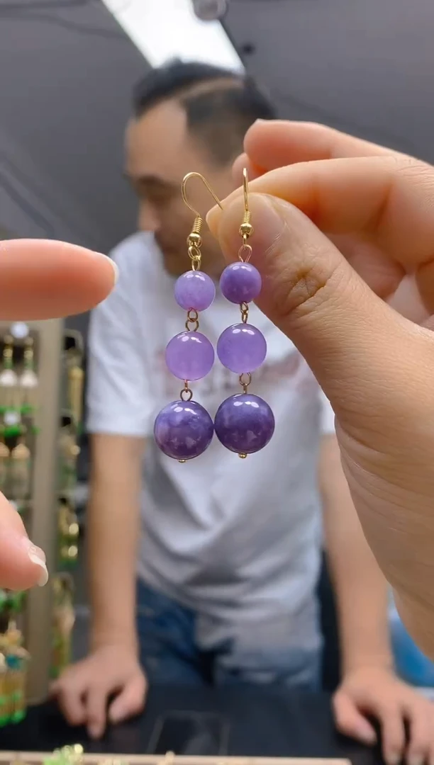 【闪购商品】玛瑙/玉髓耳饰合金048玛瑙饰品