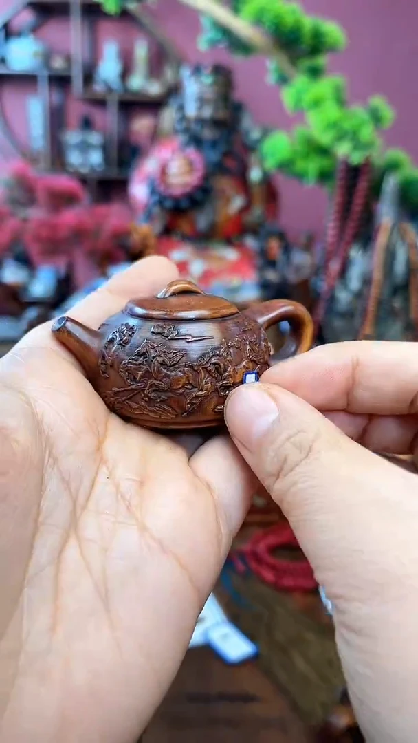 【闪购商品】木中之❤王妍妍批发黄杨木把把壶54万马