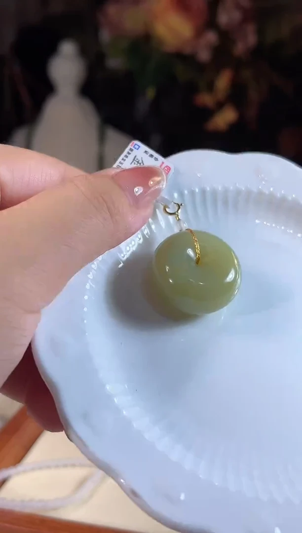 和田玉银S925镶嵌吊坠(不含链)多样性发货其一