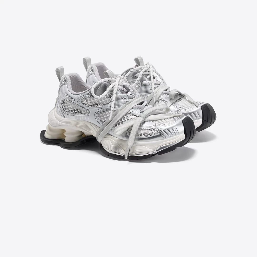 【林允同款】GGCC星河粒子2025年春季新款做旧厚底老爹鞋休闲鞋女