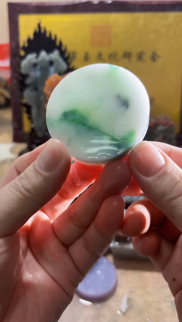 未镶嵌挂件翡翠A货常星8153