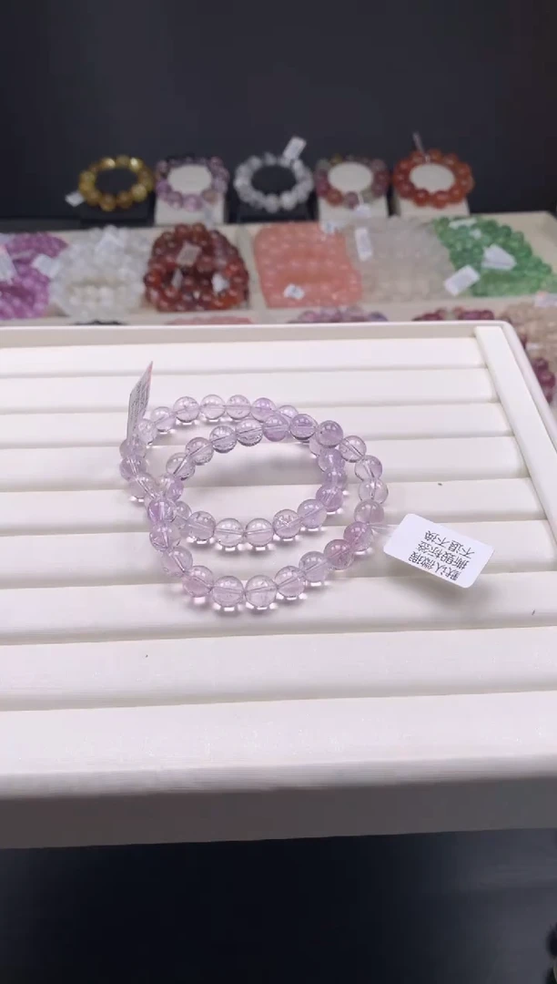 【闪购商品】水晶手链未镶嵌多样性发其一 9mm A73