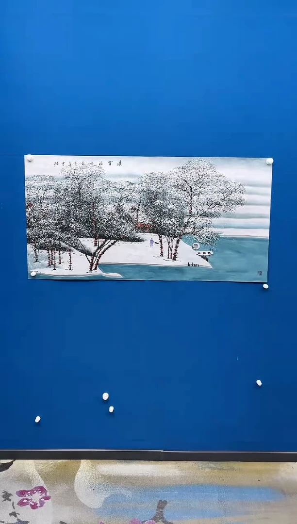 【闪购商品】国画张-四尺雪景/无框/W