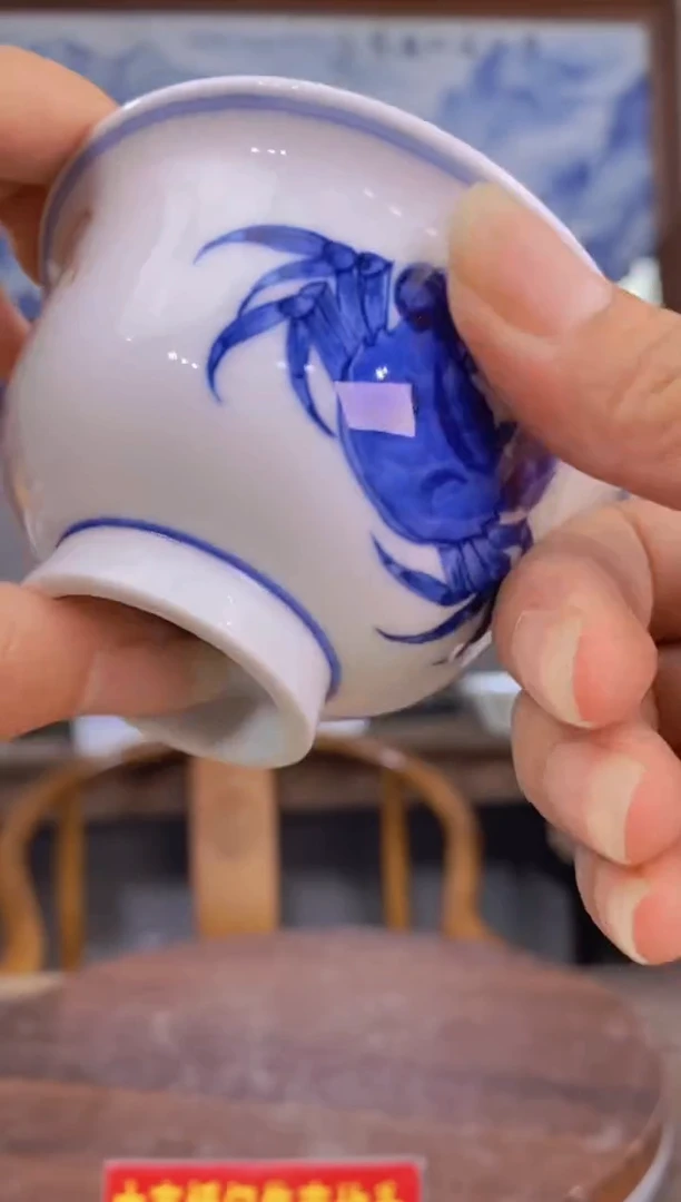 吴义松陶瓷联盟手绘陶瓷编码：107