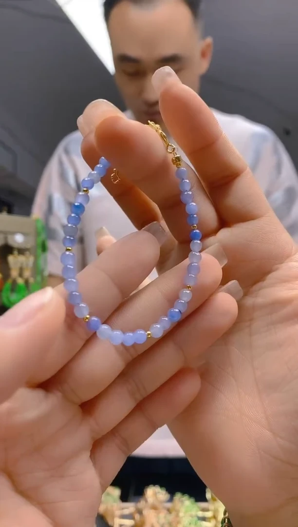 【闪购商品】翡翠耳饰合金262翡翠手链