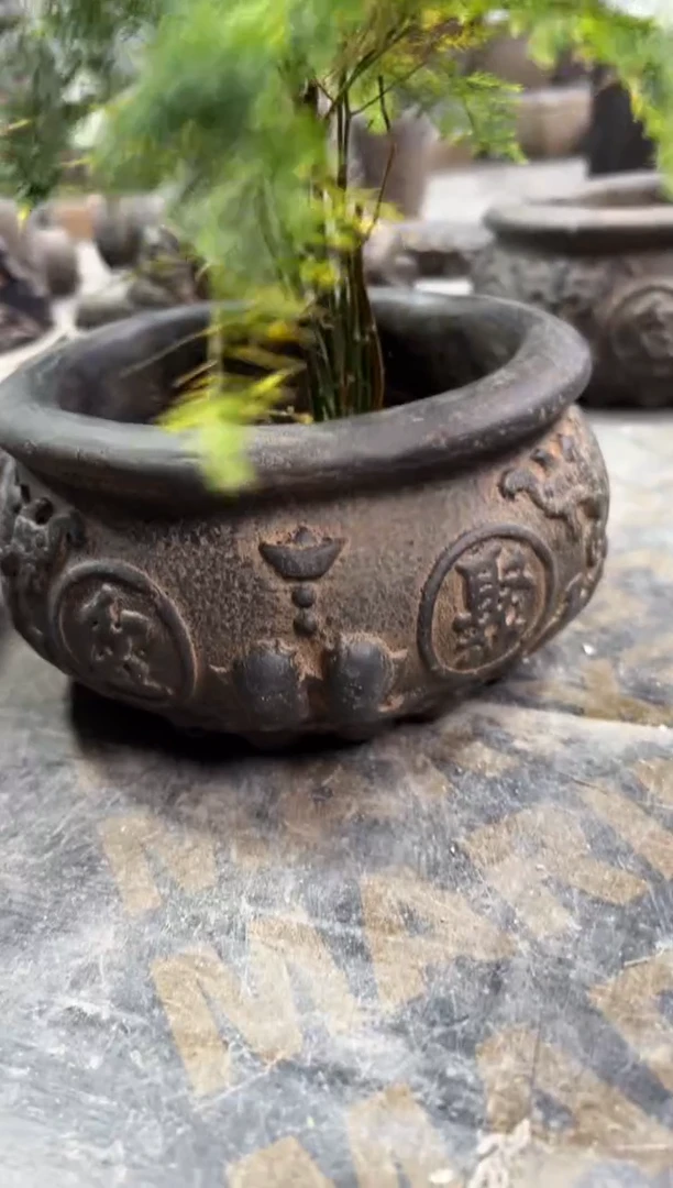 陶土【火山泥】聚宝盆