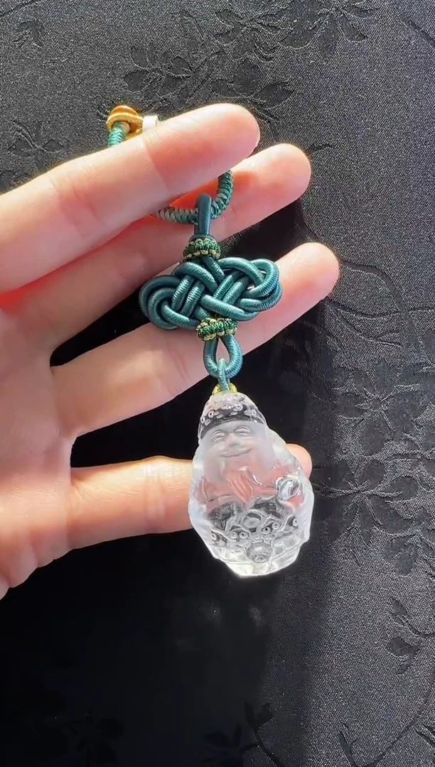 未镶嵌手绳水晶财神