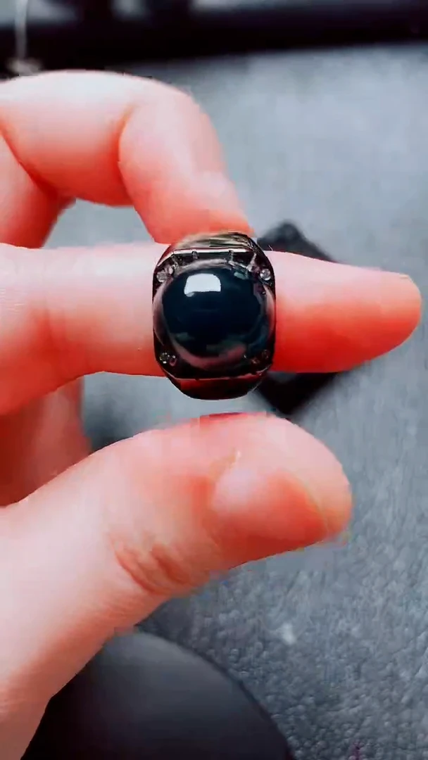 银S925镶嵌戒指翡翠1111