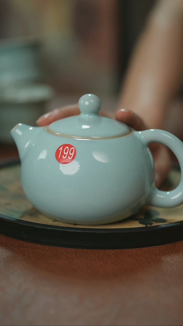 杯子原产地原矿釉汝瓷微瑕