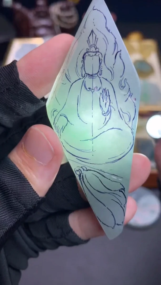 未镶嵌定制翡翠天然翡翠裸石（包工）
