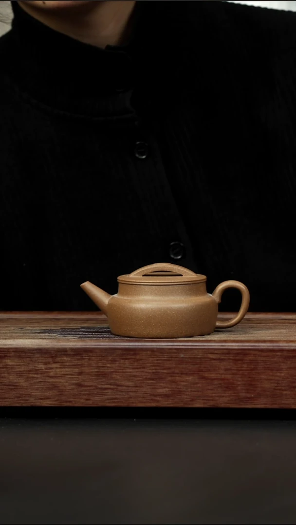 茶壶紫砂芝麻绿 葫芦瓦