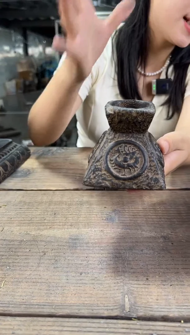 陶土【火山泥】四灵烛台