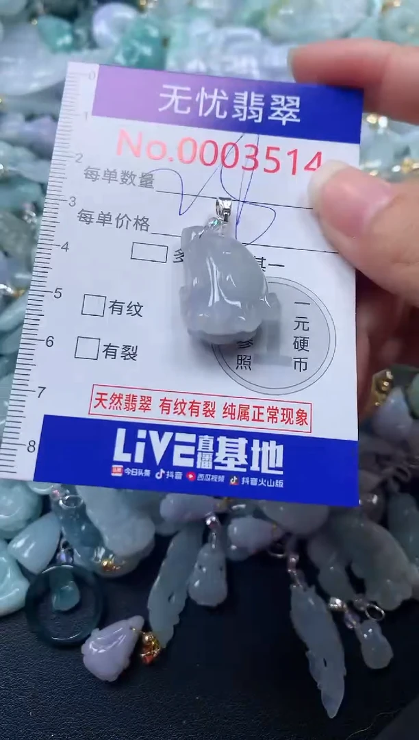 颈饰未镶嵌翡翠3514