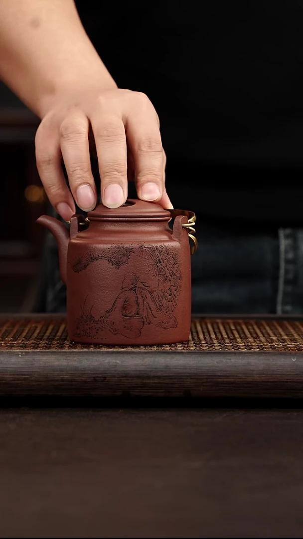 茶壶紫砂宜兴心悦紫砂  底槽清  洋桶