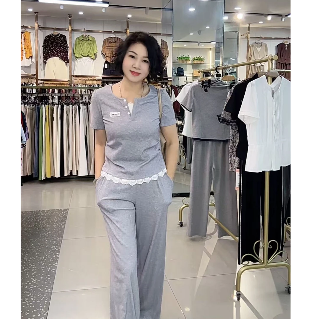 美文服饰 休闲运动时尚轻奢套装 875