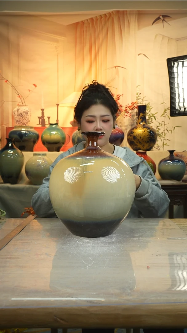 高32口7高温陶瓷花瓶