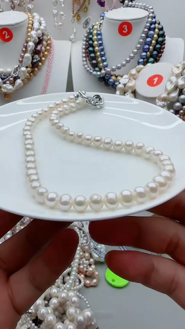 淡水珍珠未镶嵌颈饰1