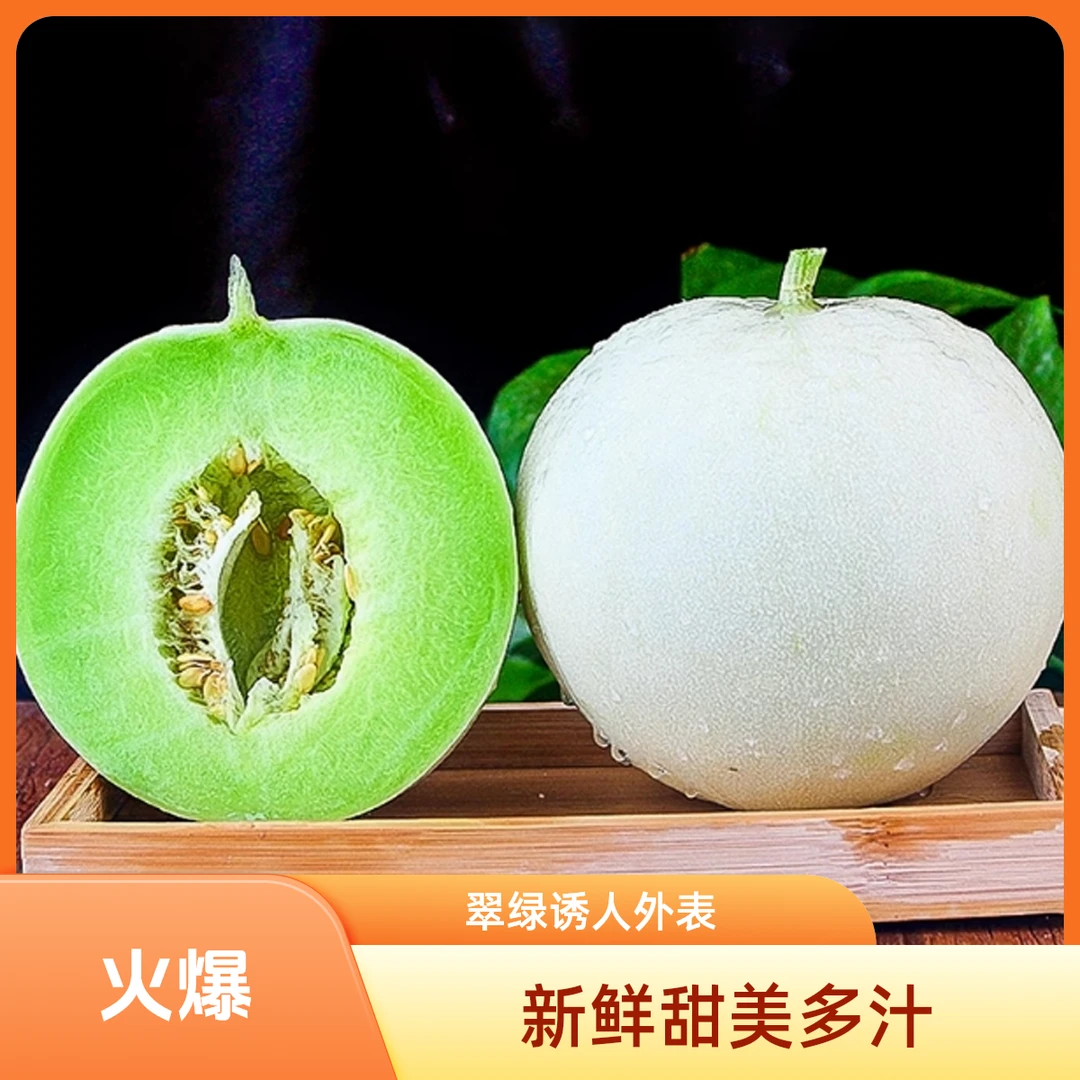 玉菇甜瓜新鲜水果包邮当季香瓜蜜瓜冰淇淋哈脆甜密瓜yy