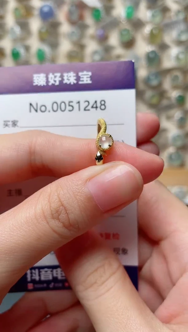翡翠戒指银S925镶嵌嗨***女.