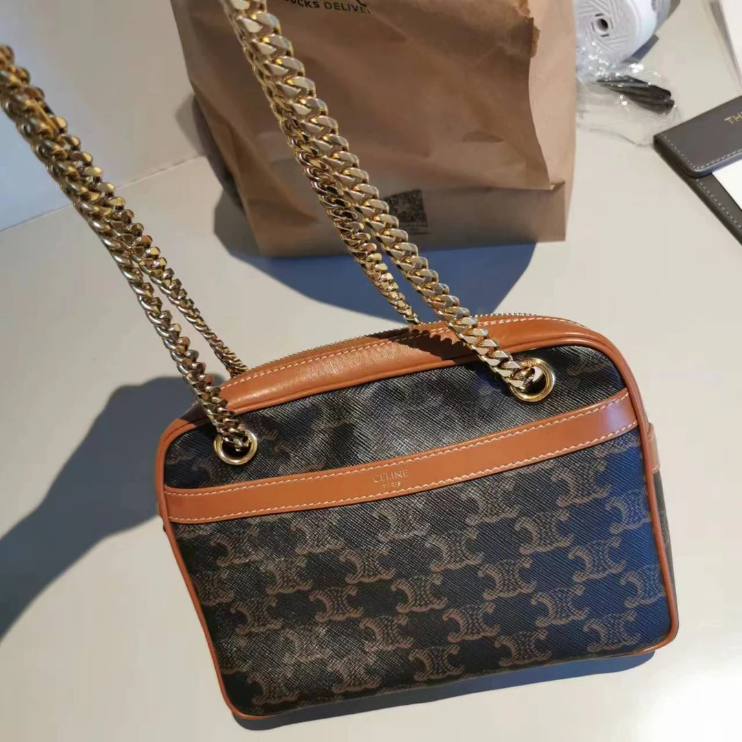 95新 Celine/思琳 A268/Celine老花相机包