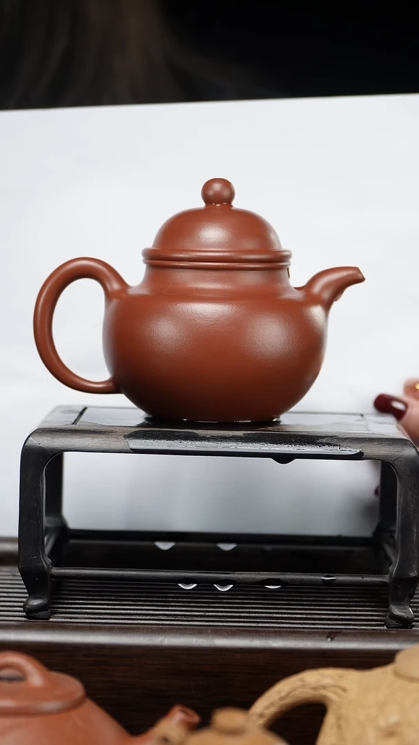 【闪购商品】紫砂茶壶掇球大红袍