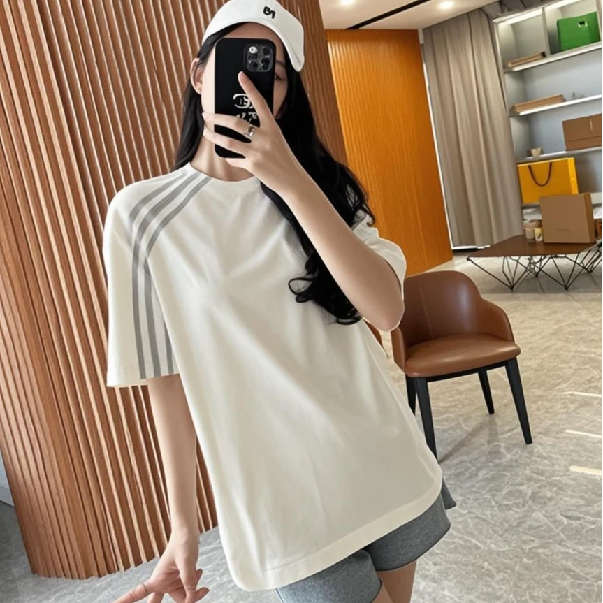 【015】南油品质+肩膀斜格T恤801