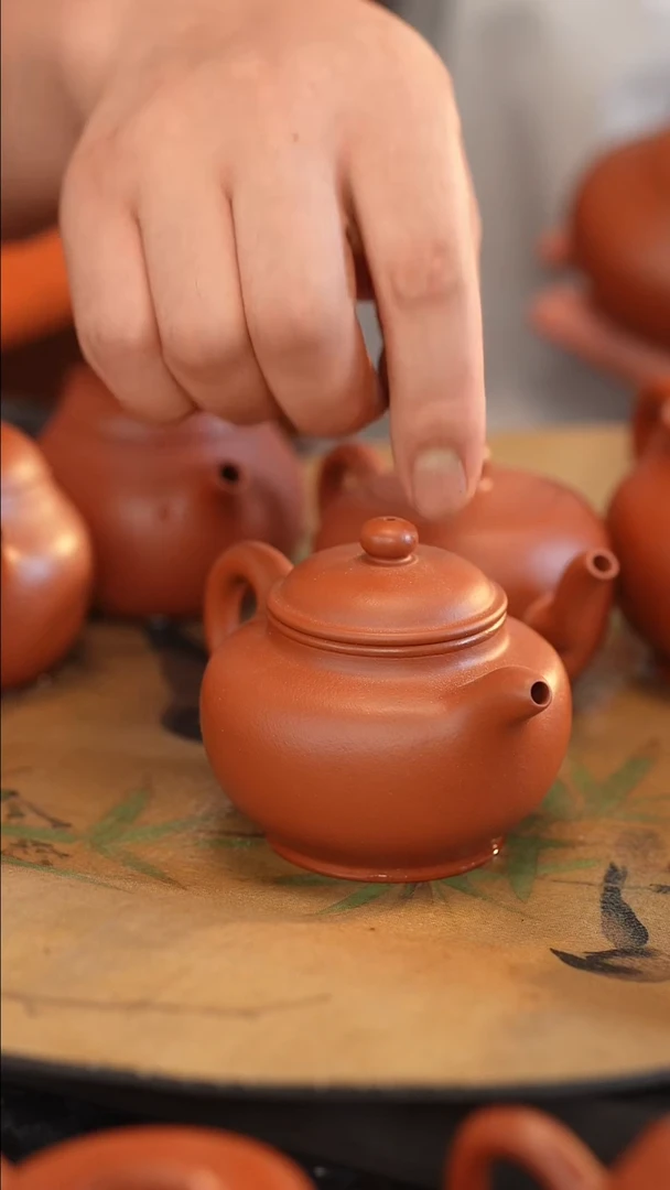 茶壶紫砂全手 宽口