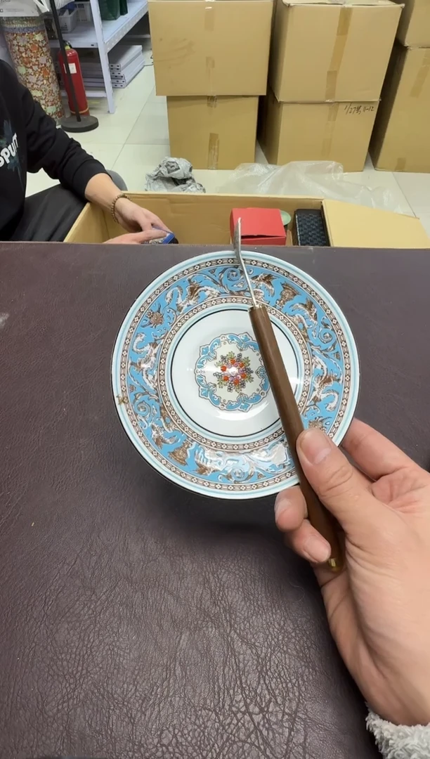 手工艺品钧瓷谢*180