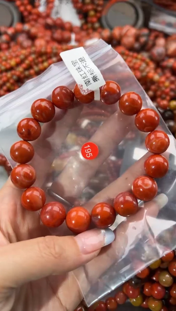 未镶嵌手串南红玛瑙13+