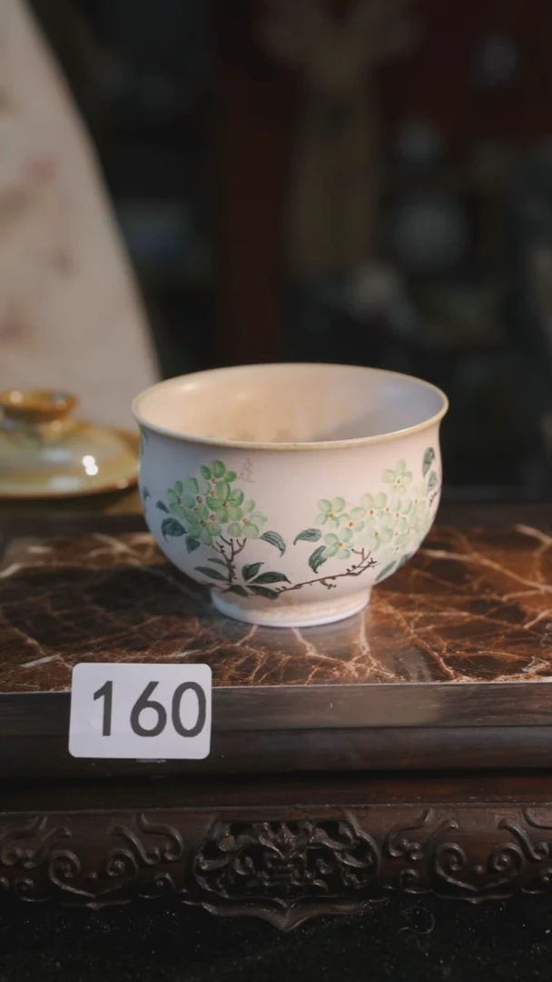 杯子等烟雨陶瓷手作主人杯160