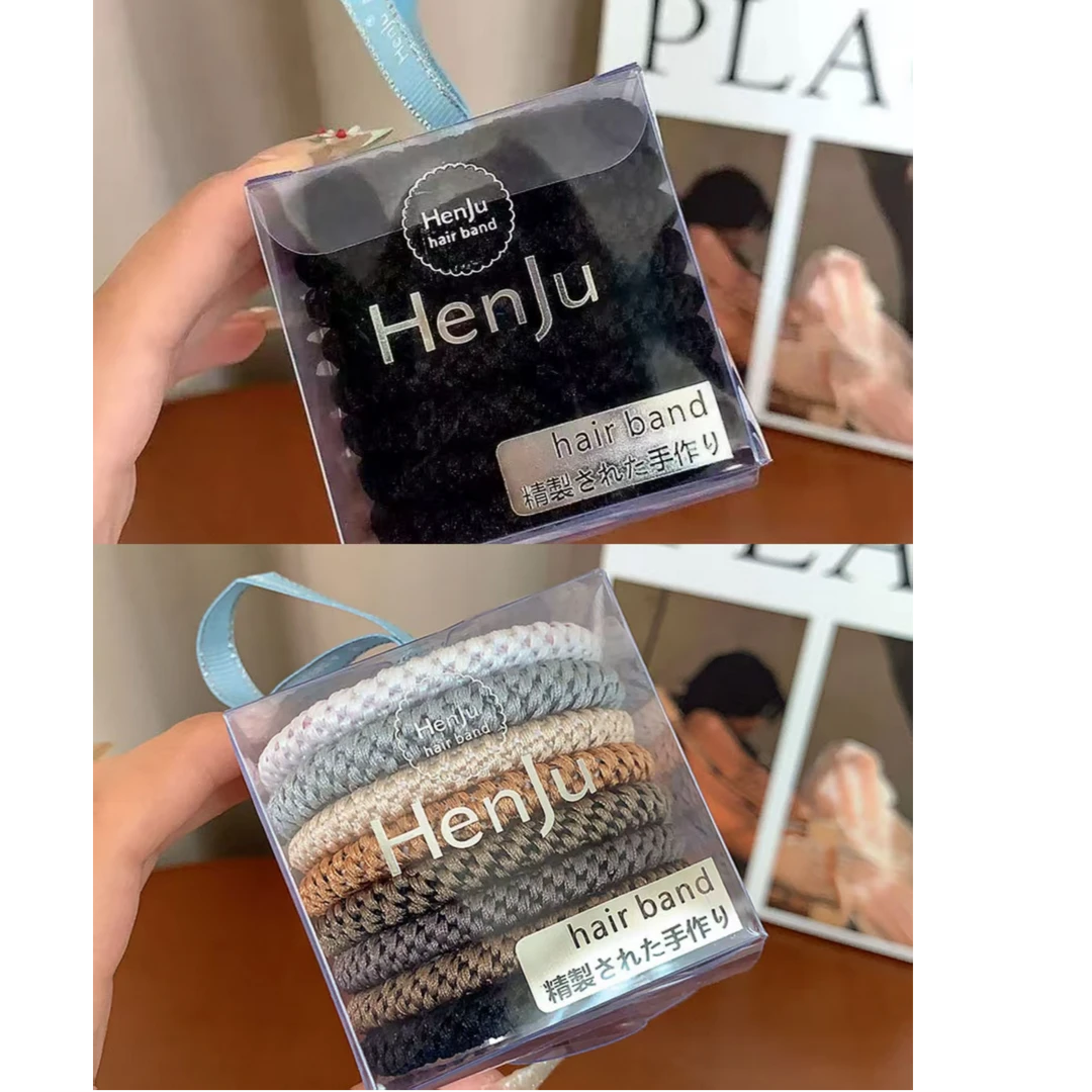 编织头绳发圈高弹力橡皮筋女扎头发绳