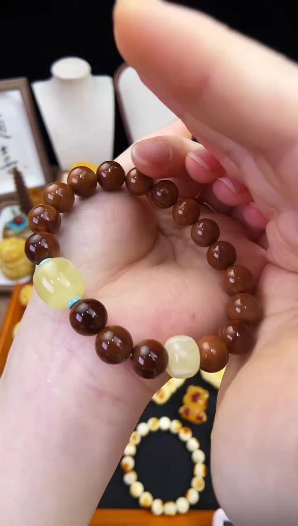 琥珀未镶嵌珠宝奇石柒月