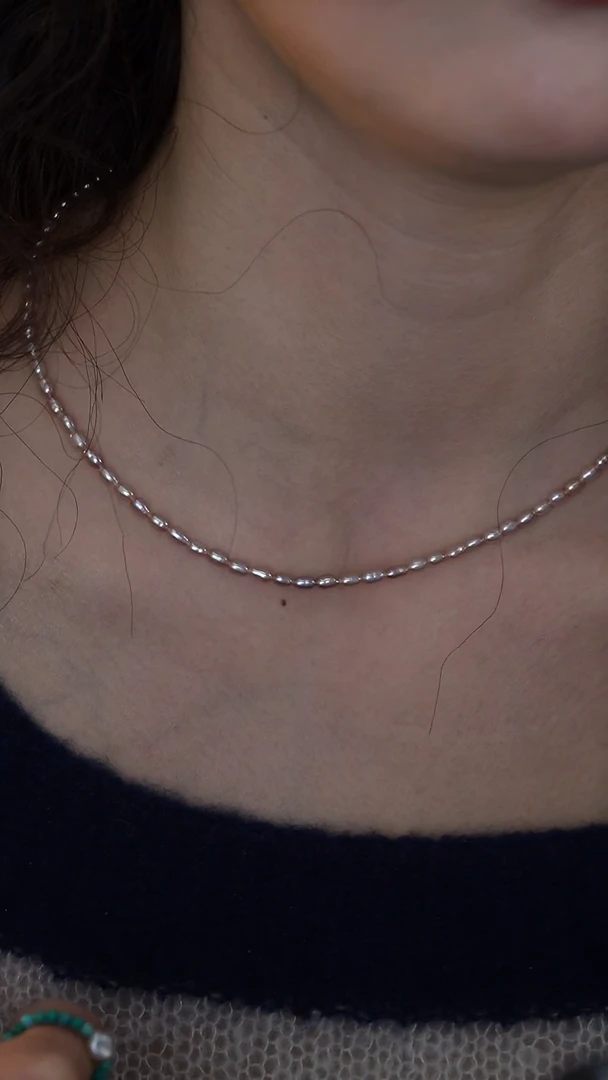 【闪购商品】银S925镶嵌淡水珍珠混彩小米珠混彩小米珠