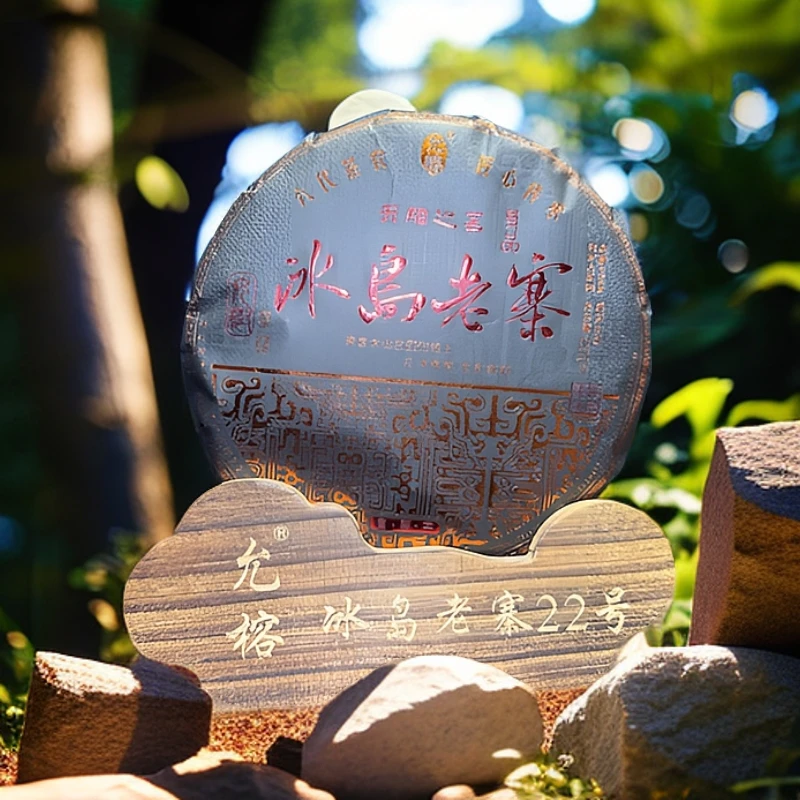 YUNRONG/允榕冰岛老寨2023 百年古树 头春 浓郁 200克饼 普洱生茶