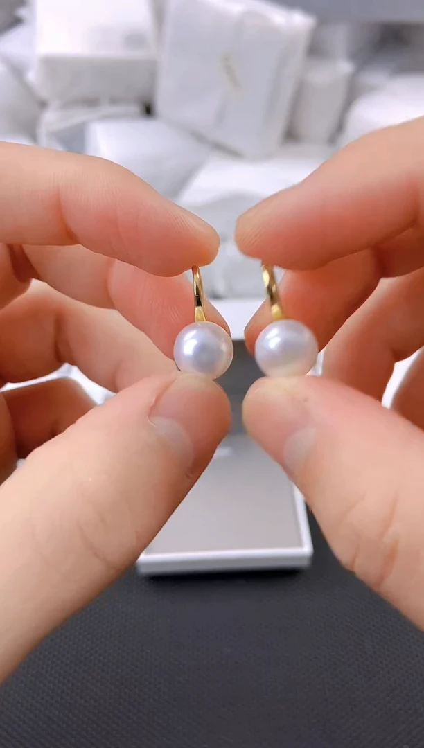 未镶嵌耳饰淡水珍珠ed1032