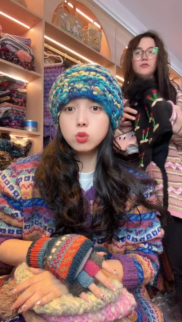 绵羊毛百羊毛韩系冷帽